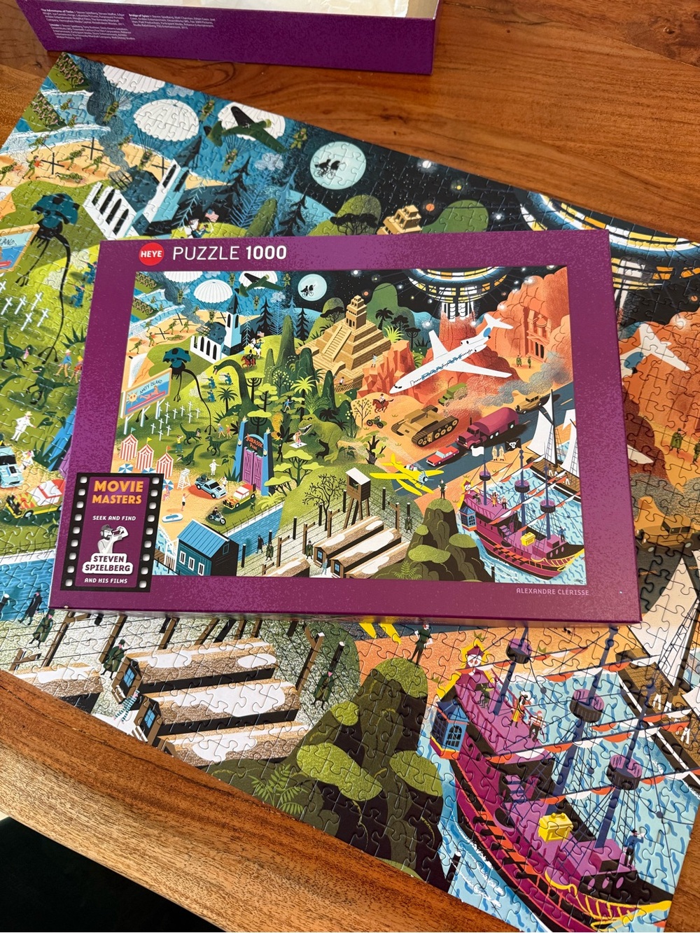 Heye Movie Masters Steven Spielberg 1000pc Jigsaw Puzzle